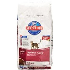 Hill's Science Diet Adult Optimal Care Original Dry Cat Food, 17.5-Pound Bag