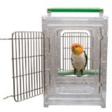 Perch and Go Clear View Bird Carrier and Travel Cage