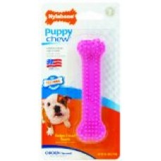 Nylabone Just For Puppies Petite Pink Dental Bone Puppy Dog Chew Toy