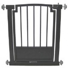 Royal Weave Doorway Pet Gate - Black - Improvements