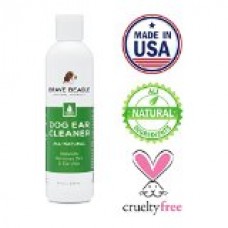 All Natural Dog Ear Cleaner By Brave Beagle - Help Prevent Infection, Itching and Mites with Our Gentle Pet Cleaning Drops
