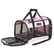 Petmate Soft-Sided Kennel Cab Pet Carrier, Large, Pink