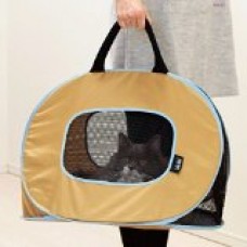 Portable Ultra Light and Sturdy Cat Carrier -Top load,Folds up flat,see out from everywhere,best take to vet clinic,comfort soft bag,Easy to wash