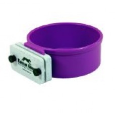 Kennel-Gear 20 oz Plastic Dog or Cat Bowl Kit, Purple