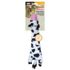 Ethical Pets Skinneeez Crinklers Cow Dog Toy, 14-Inch