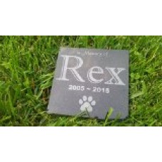 Personalised Pet Stone Memorial Marker Granite Marker Dog Cat Horse Bird Human 6