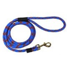 Extremely Durable Dog Rope Leash, Premium Quality Mountain Climbing Dog Rope Lead, Strong, Sturdy and Comfortable Leash, Supports the Strongest Pulling Large and Medium Sized Dogs, 6-feet, Blue