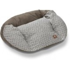 West Paw Design Hemp Tuckered Out Small 23 by 18-Inch Dog Stuffed Bed, Timber