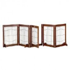 Coventry Wood/Metal 5-Panel Dog Gate with Feet - Improvements