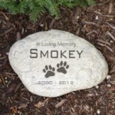 Personalized Pet Memorial Stone Small Size Durable Resin