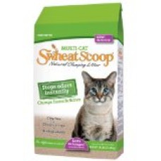 Swheat Scoop Multi Cat Natural Wheat Cat Litter, 25 Pound Bag