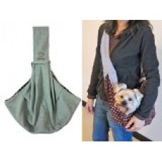 Penta Angel Chico Reversible Pets Sling Carrier Pet Dog Cat Carrier Pet Cloth Totes Single Shoulder Bag (Grey)