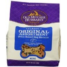 Old Mother Hubbard Crunchy Classic Natural Dog Treats, Original Assortment Mini Biscuits, 3.8-Pound Bag