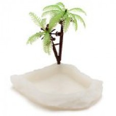 T-Rex Hermit Crab Dish with Palm Tree
