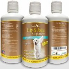 #1 Liquid Glucosamine for Dogs with Chondroitin MSM & Hyaluronic Acid - Safe & Natural Arthritis Pain Relief for Dogs! Extra Strength Dog Supplements for Joints and Hips - Liquid Joint Supplements for Dogs Absorb Better than Chewables or Powders -