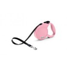 Flexi Durabelt Retractable Belt Dog Leash, Small/Medium, 16-Feet Long, Supports up to 44-Pound, Pink