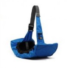 Outward Hound 21010 Pooch Pouch Sling Carrier For Dogs Easy-Fit Adjustable Dog Carrier, Blue