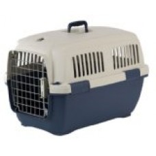 Marchioro Clipper Cayman 3 Pet Carrier, Small/Medium, 25-inches, Tan/Blue