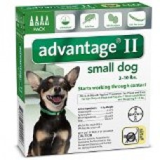 Bayer Advantage II, Small Dogs, Up to 10-Pound-Pound, 4-Month