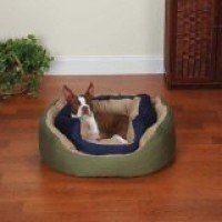 Slumber Pet Cozy Clamshell Pet Bed, Small, Sage